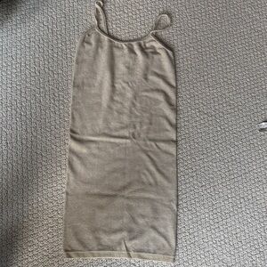 NWOT Zara Tan Terry Dress XS